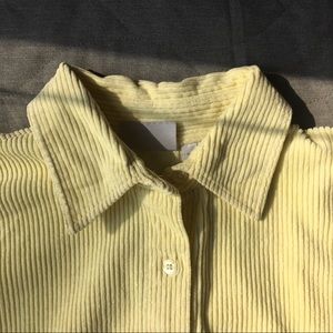 Blair - Yellow Corduroy Button Down